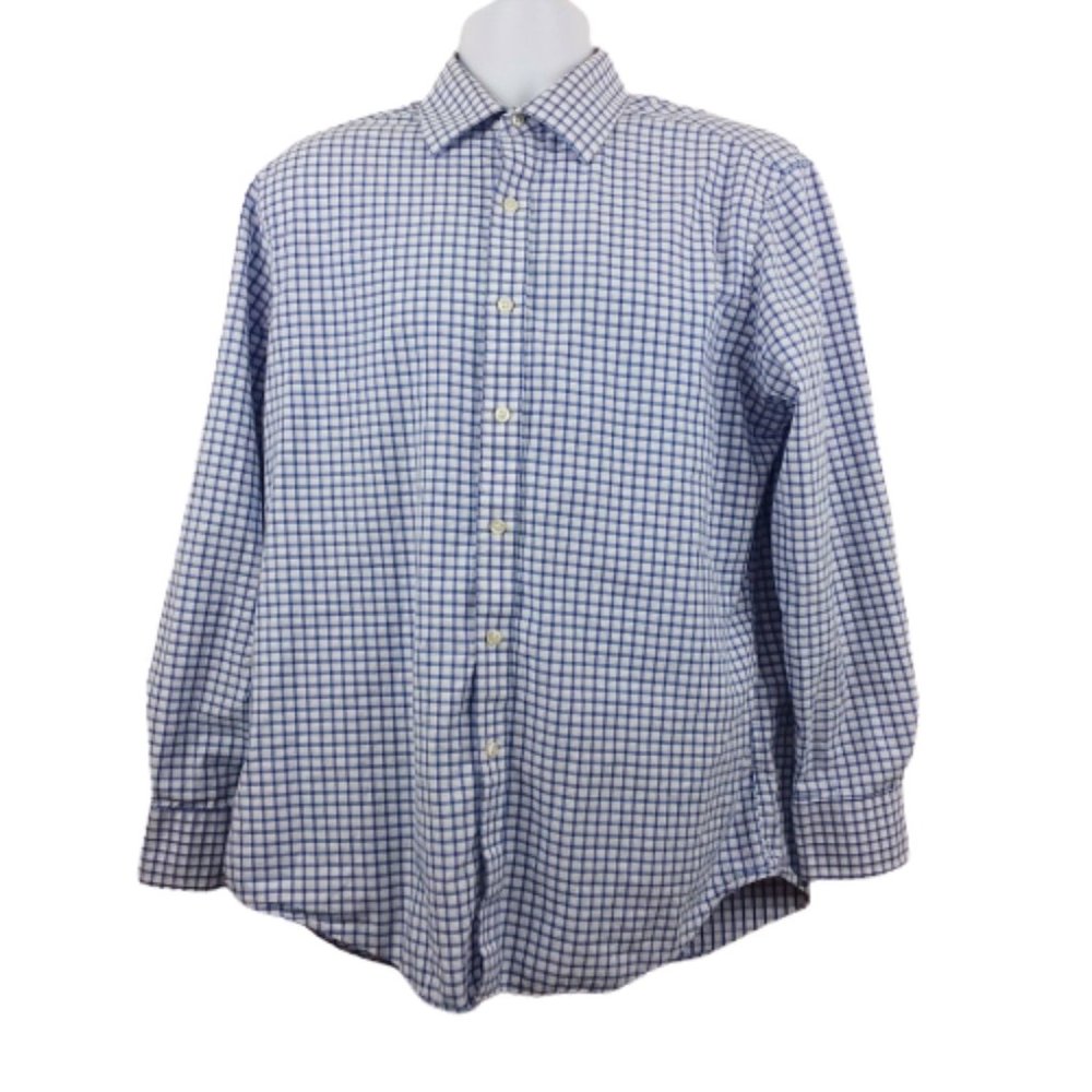 Michael Kors 16.5-32/33 Dress Shirt Slim Fit Check